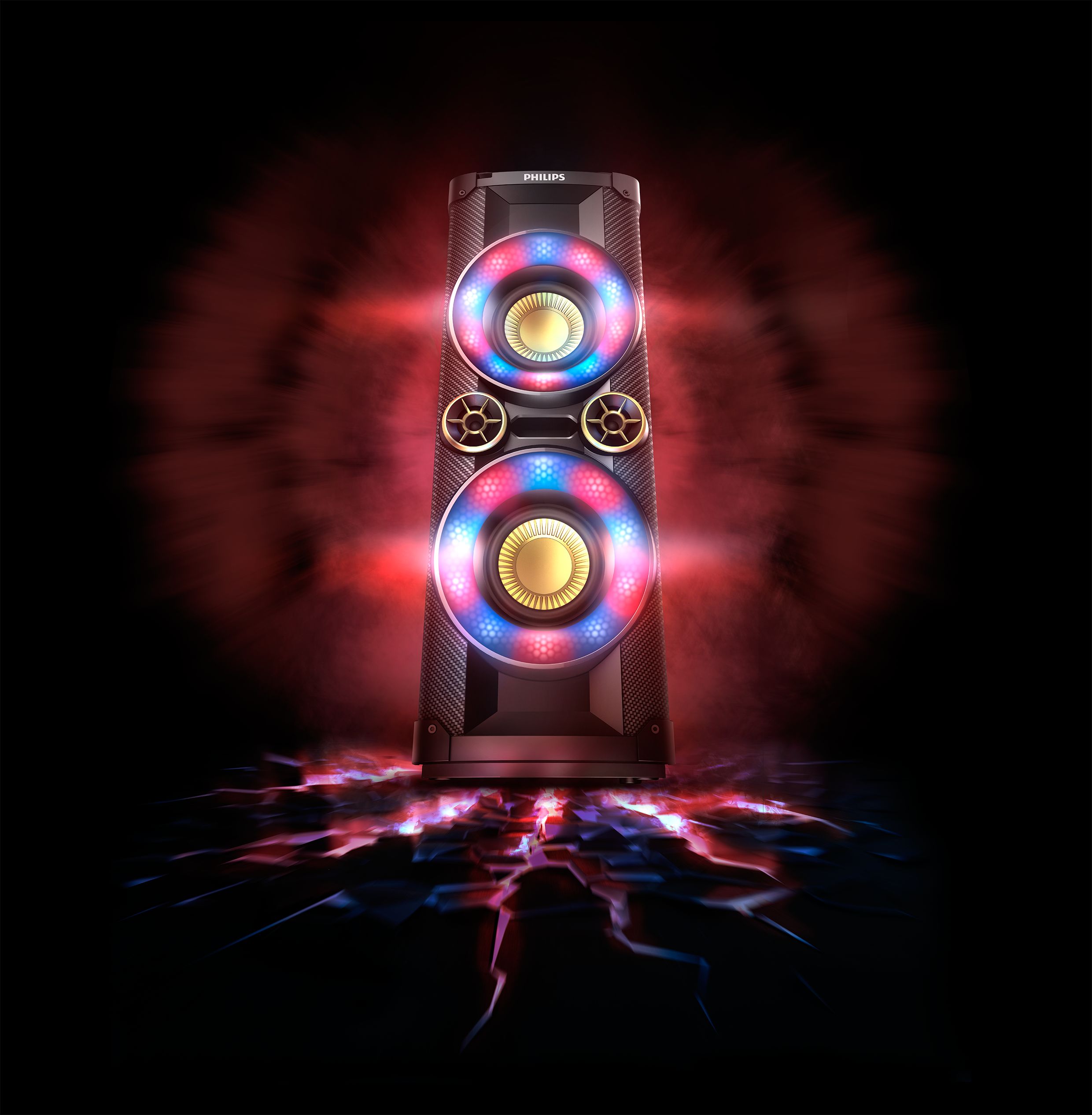 Philips，loudspeaker box，high fidelity，colour，