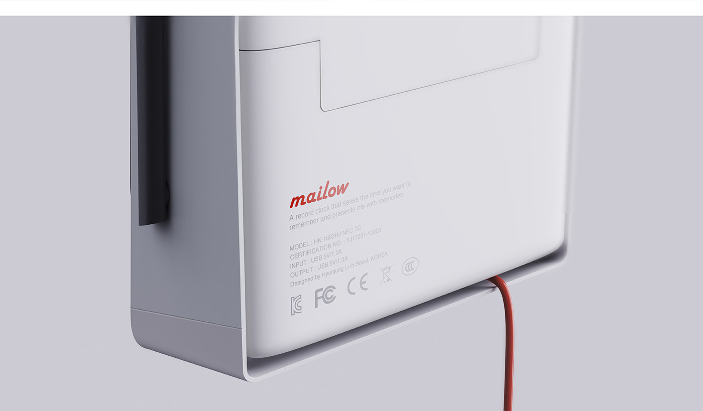 Mailov，Clock，conceptual design，Photo display，mail，Smart Mailboxes ，