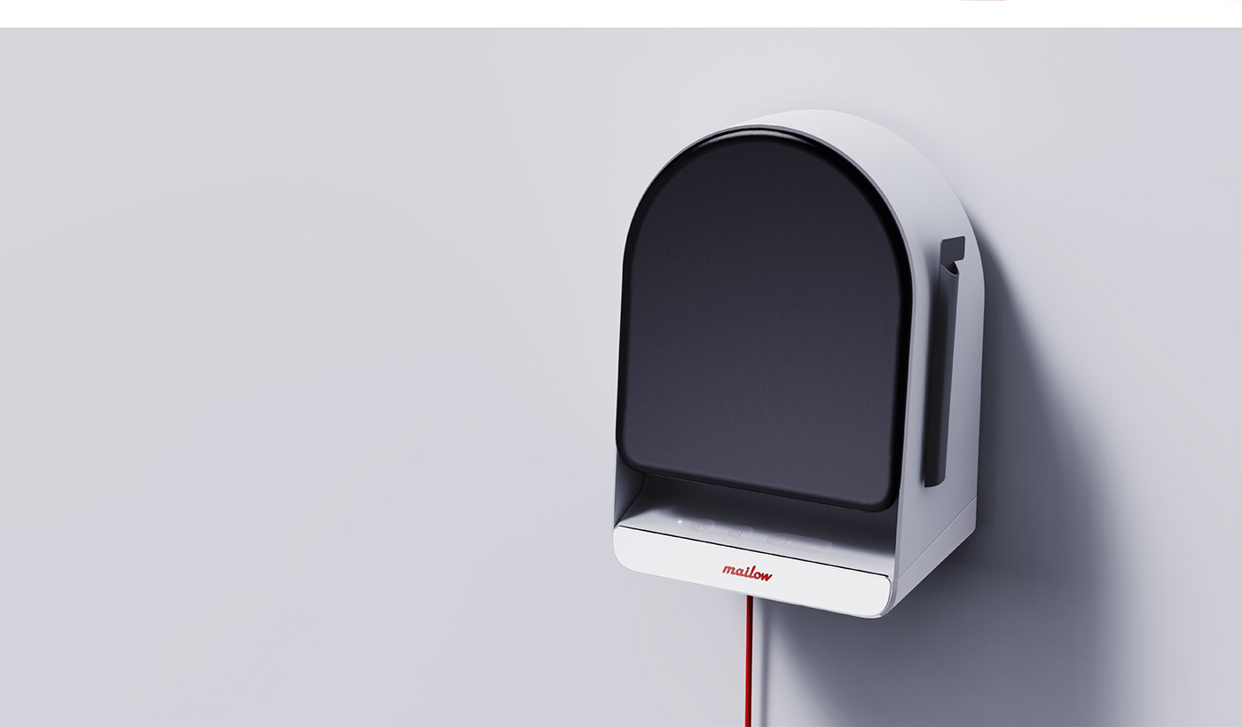 Mailov，Clock，conceptual design，Photo display，mail，Smart Mailboxes ，
