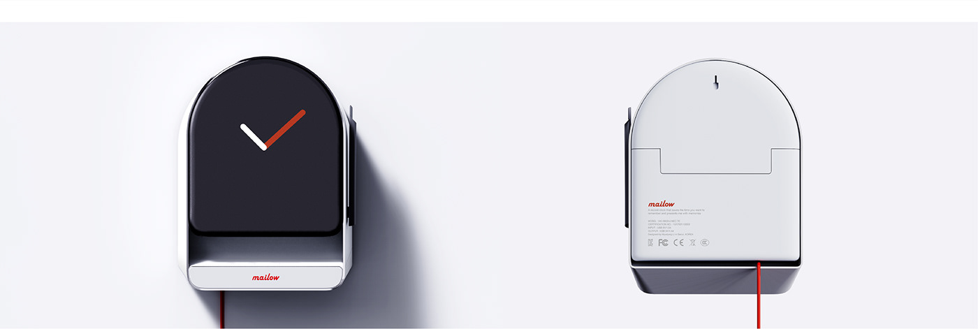 Mailov，Clock，conceptual design，Photo display，mail，Smart Mailboxes ，