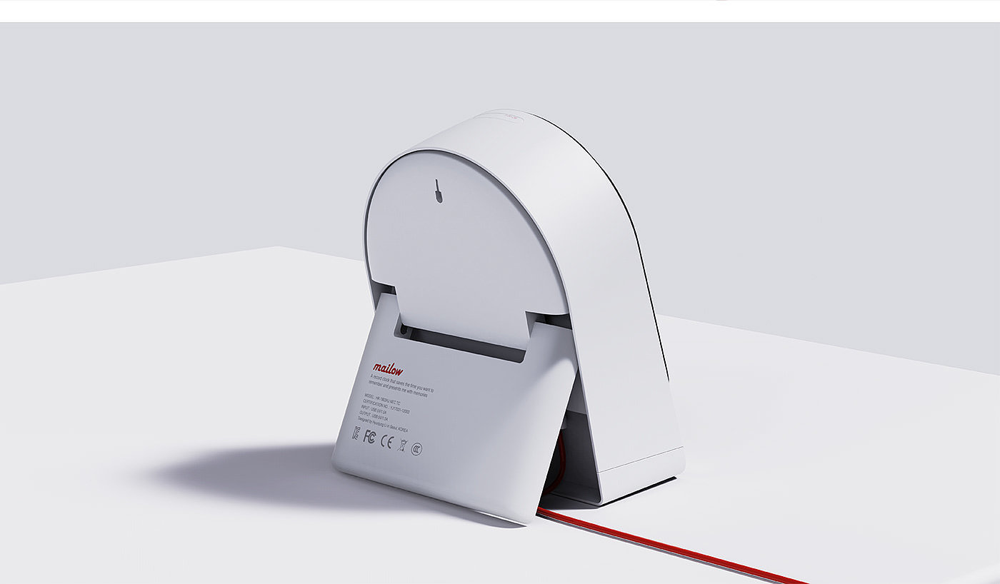 Mailov，Clock，conceptual design，Photo display，mail，Smart Mailboxes ，