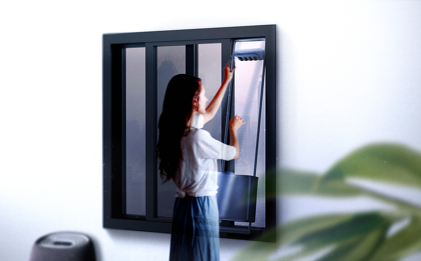 Sun Shower，New concept design，air cleaner，window curtains，