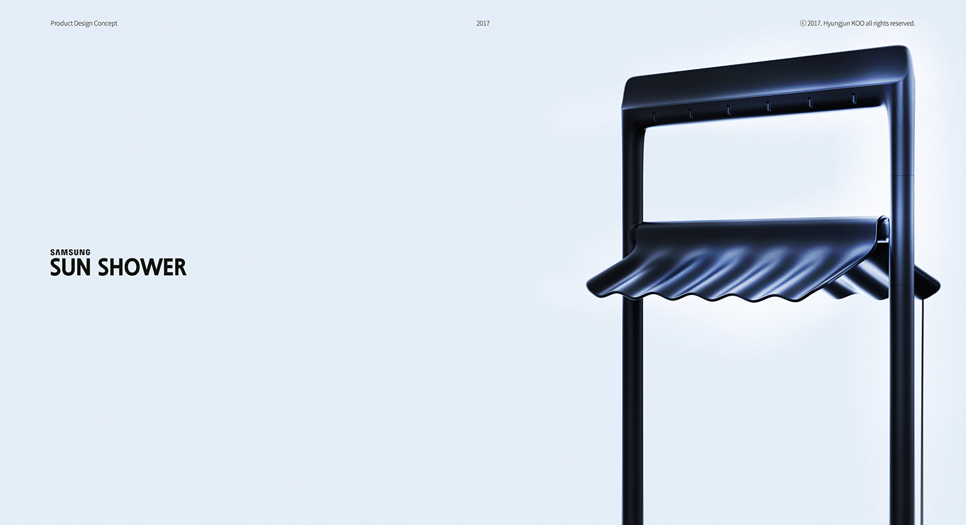 Sun Shower，New concept design，air cleaner，window curtains，