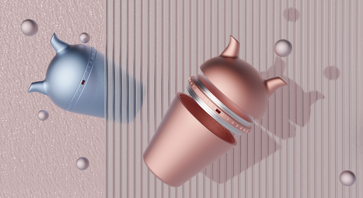 Cup, intelligent, ornamental, interesting，