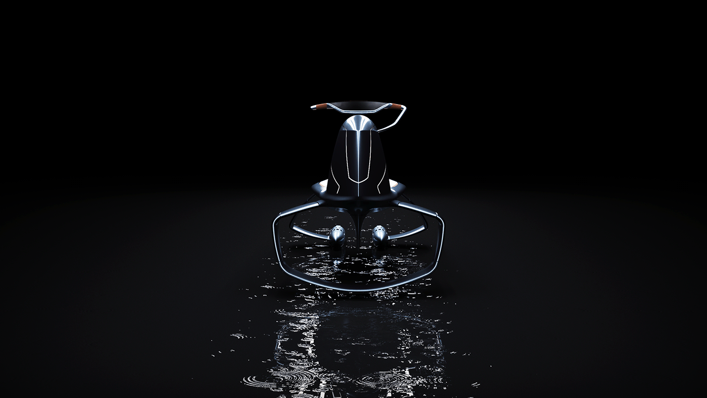 concept，transport，motorcycle，Water motor，