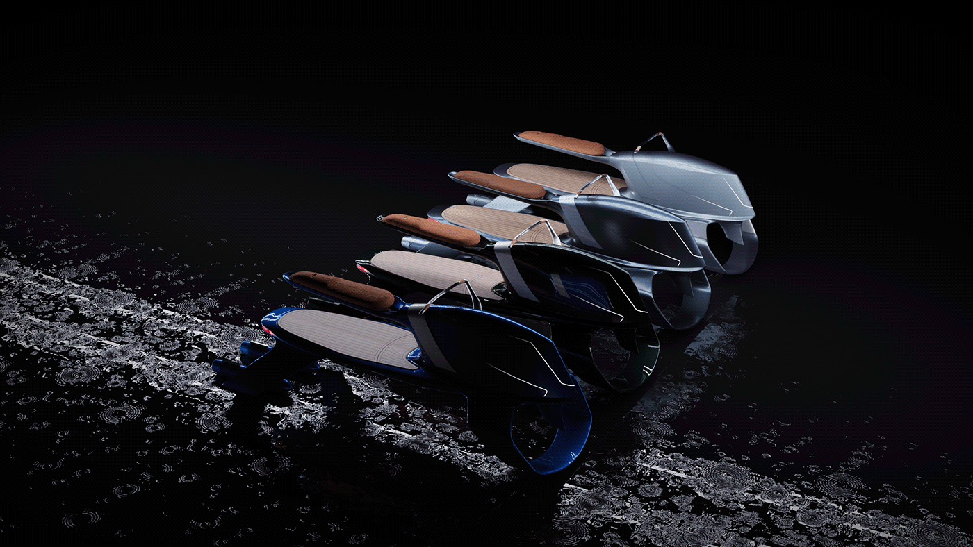 concept，transport，motorcycle，Water motor，