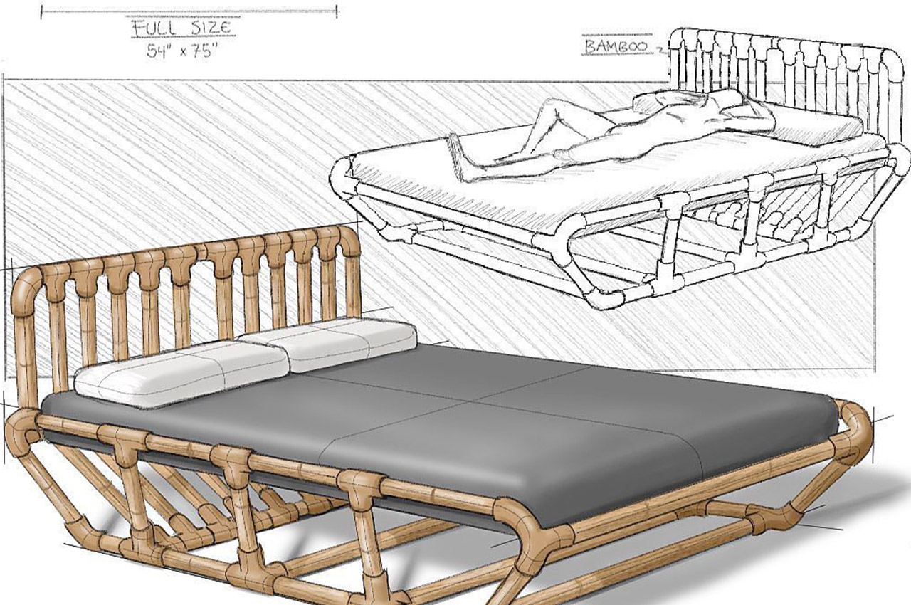 furniture，Bed，chair，sketch，