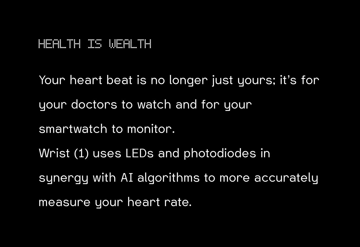 Intelligent Watch，smartwatch，NOTHING WRIST，