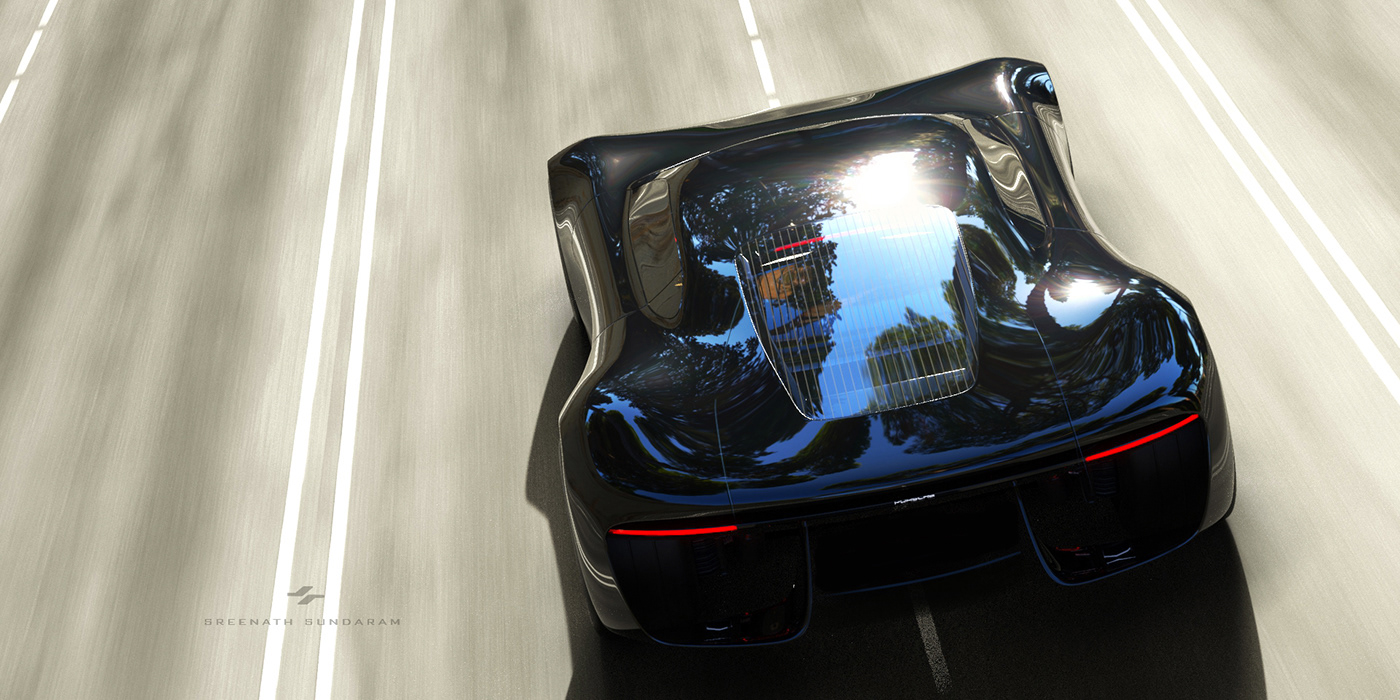 Porsche，Sports car，3d，automobile，