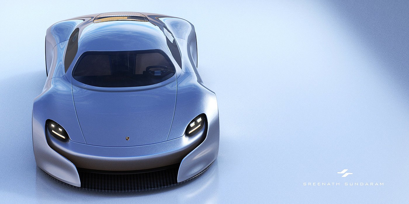 Porsche，Sports car，3d，automobile，