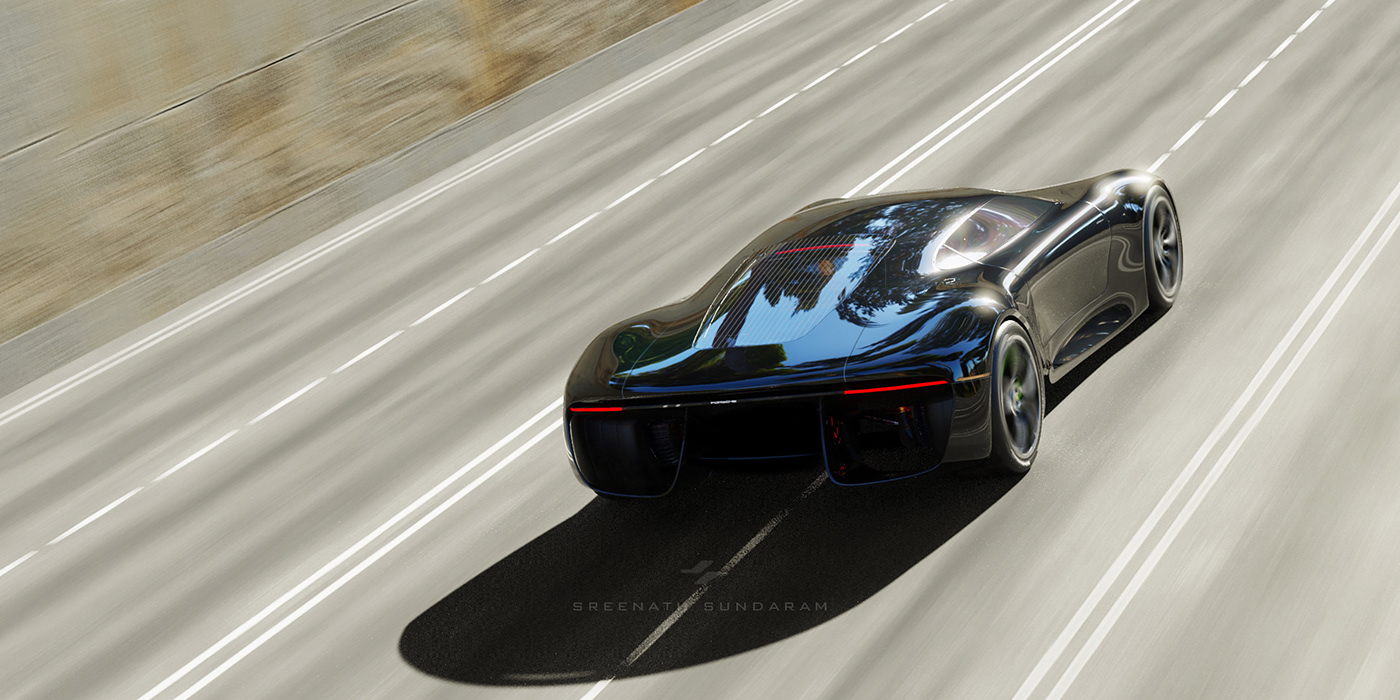 Porsche，Sports car，3d，automobile，