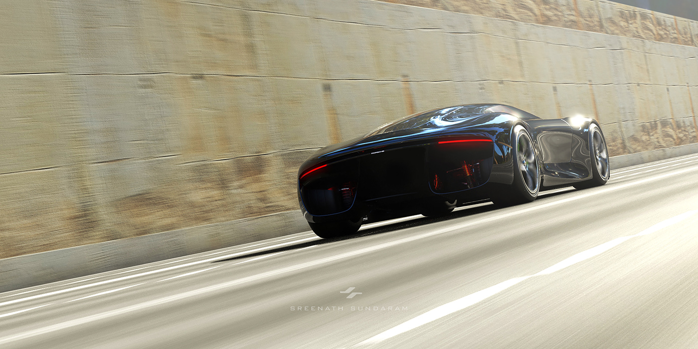 Porsche，Sports car，3d，automobile，