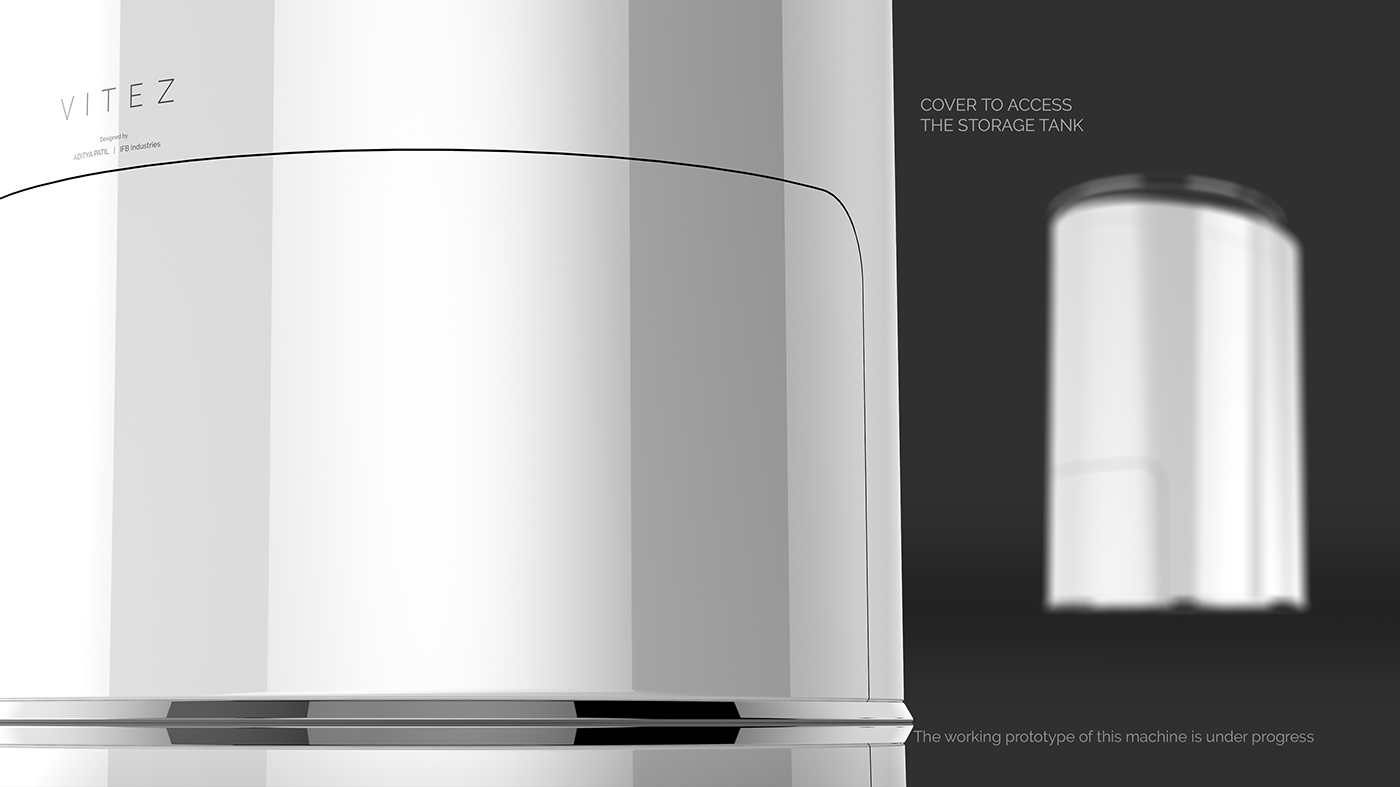 Glass display interface，Washing machine，modern，Simple and simple，water conservation，save，India，IFB industry，