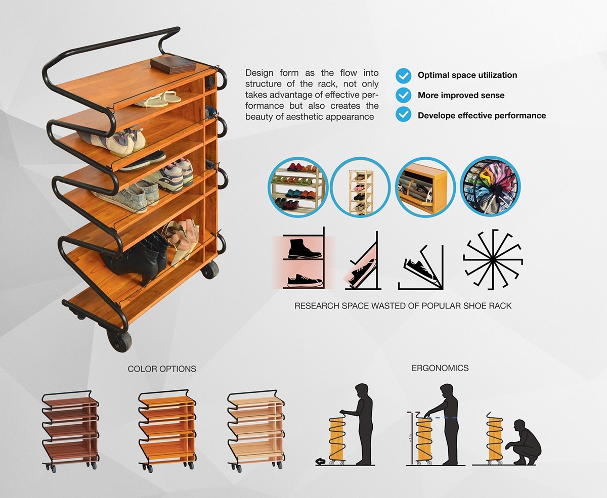 shoe rack，woodiness，Simplicity，