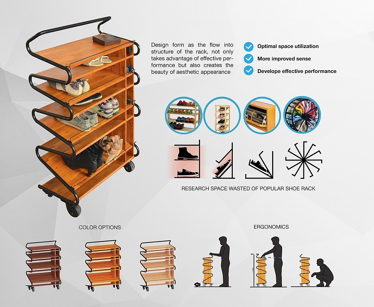 shoe rack，woodiness，Simplicity，