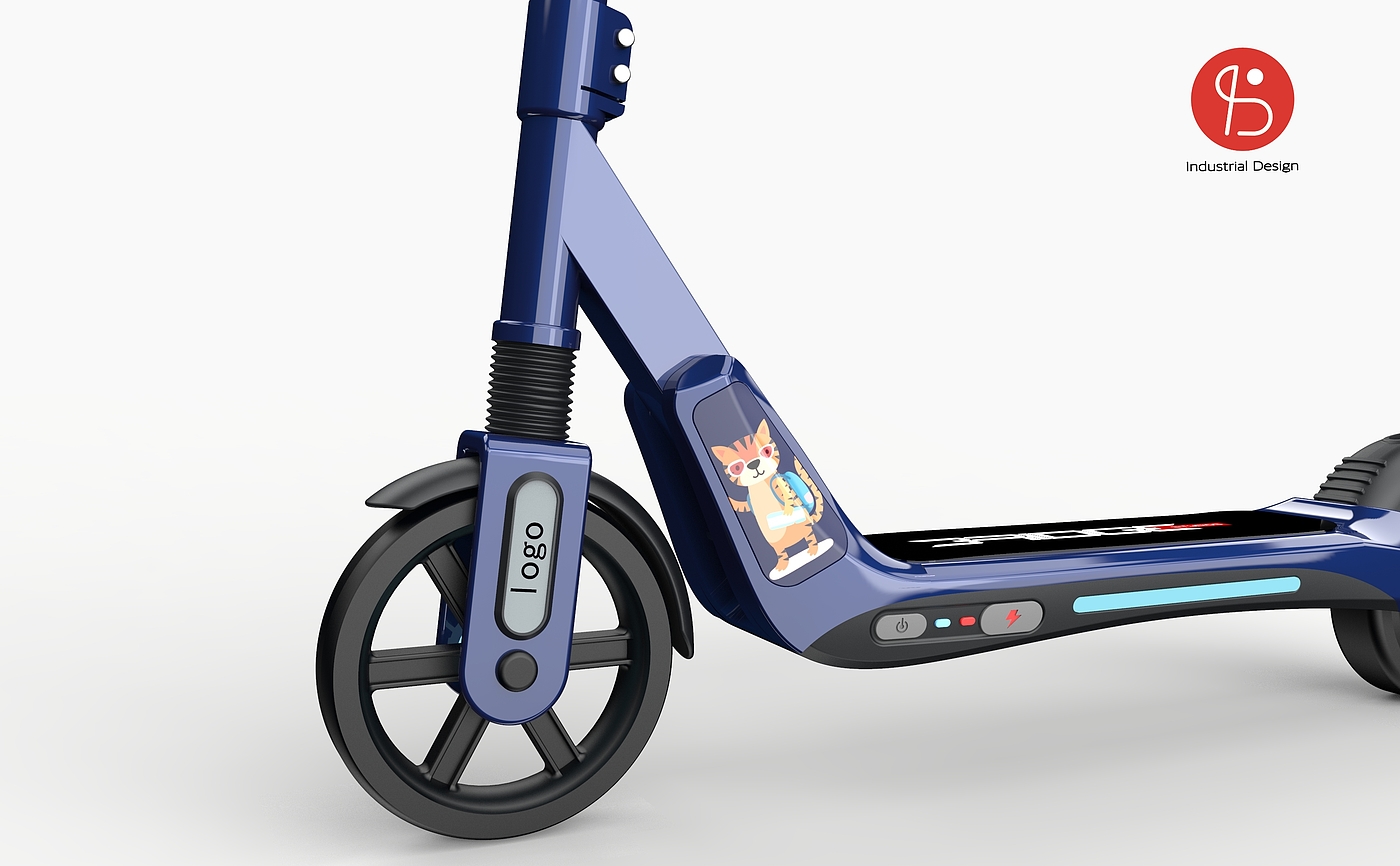 Electric scooter, appearance design, structural design，