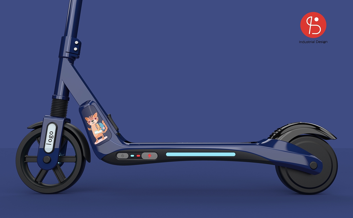 Electric scooter, appearance design, structural design，