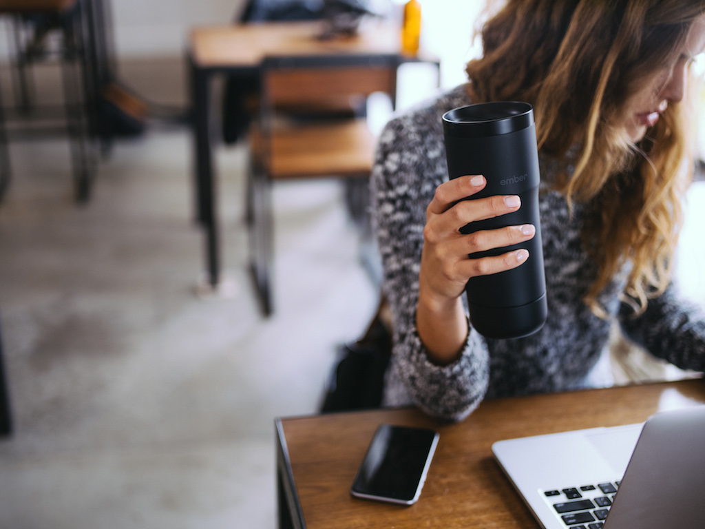 2017IDEA，black，Portable，temperature，Coffee，Temperature regulation，Mug，