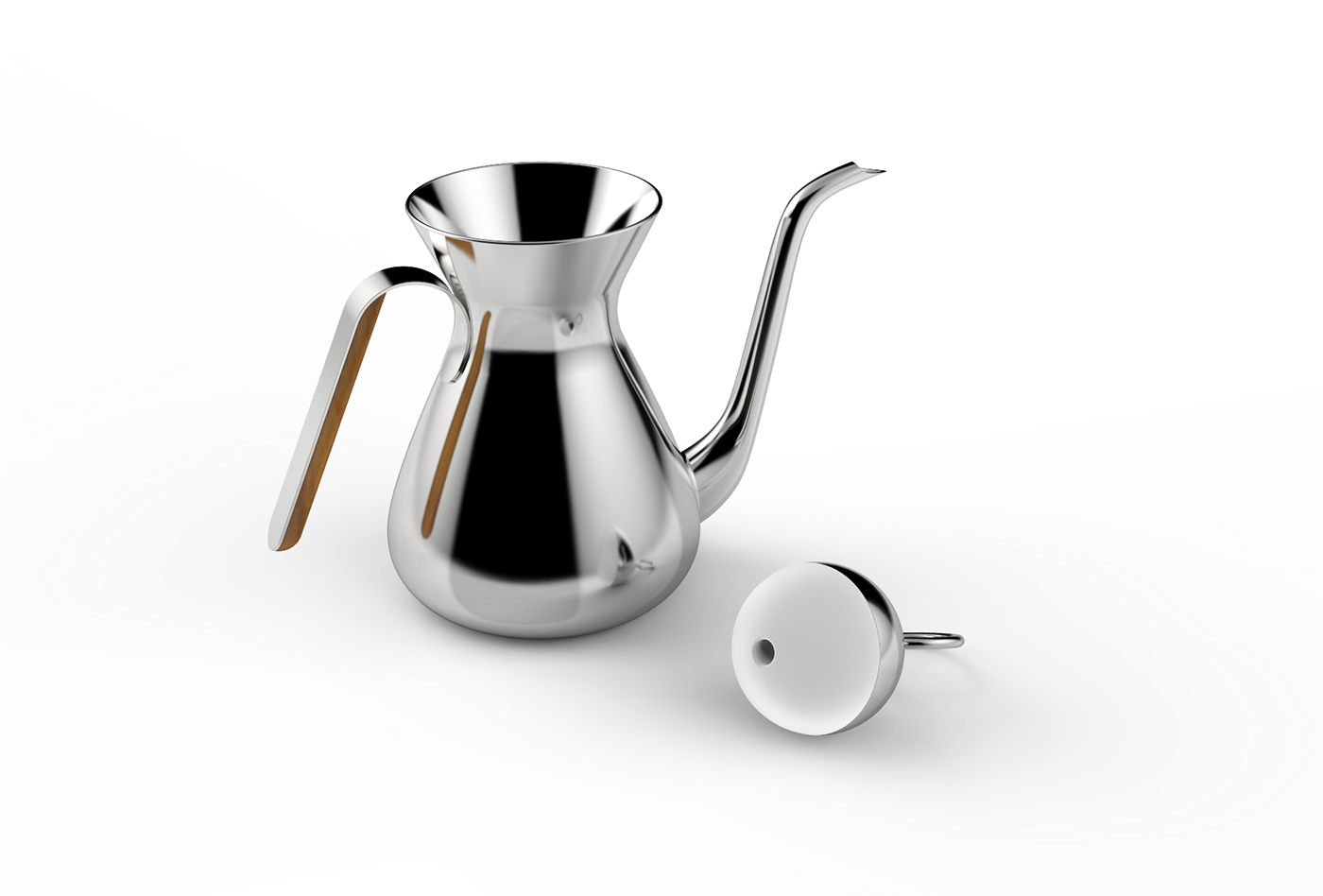 Drip coffee machine，Electric Coffee pot，container，modern，silver，