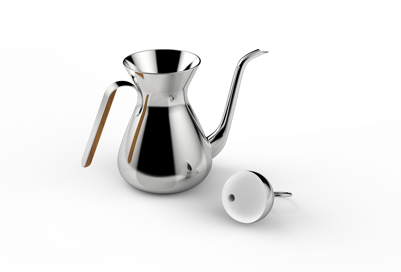 Drip coffee machine，Electric Coffee pot，container，modern，silver，