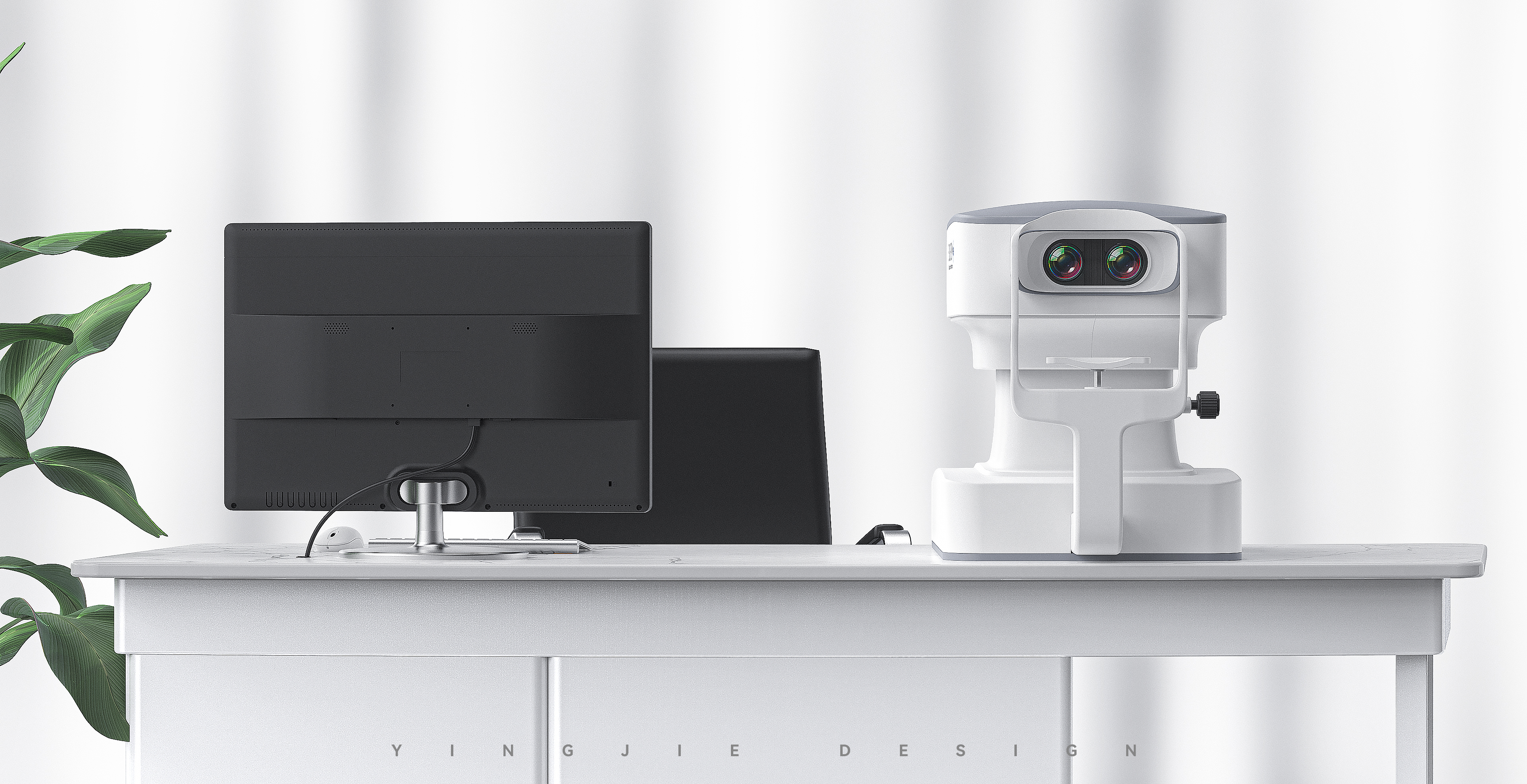 white，medical care，Ophthalmology Department，