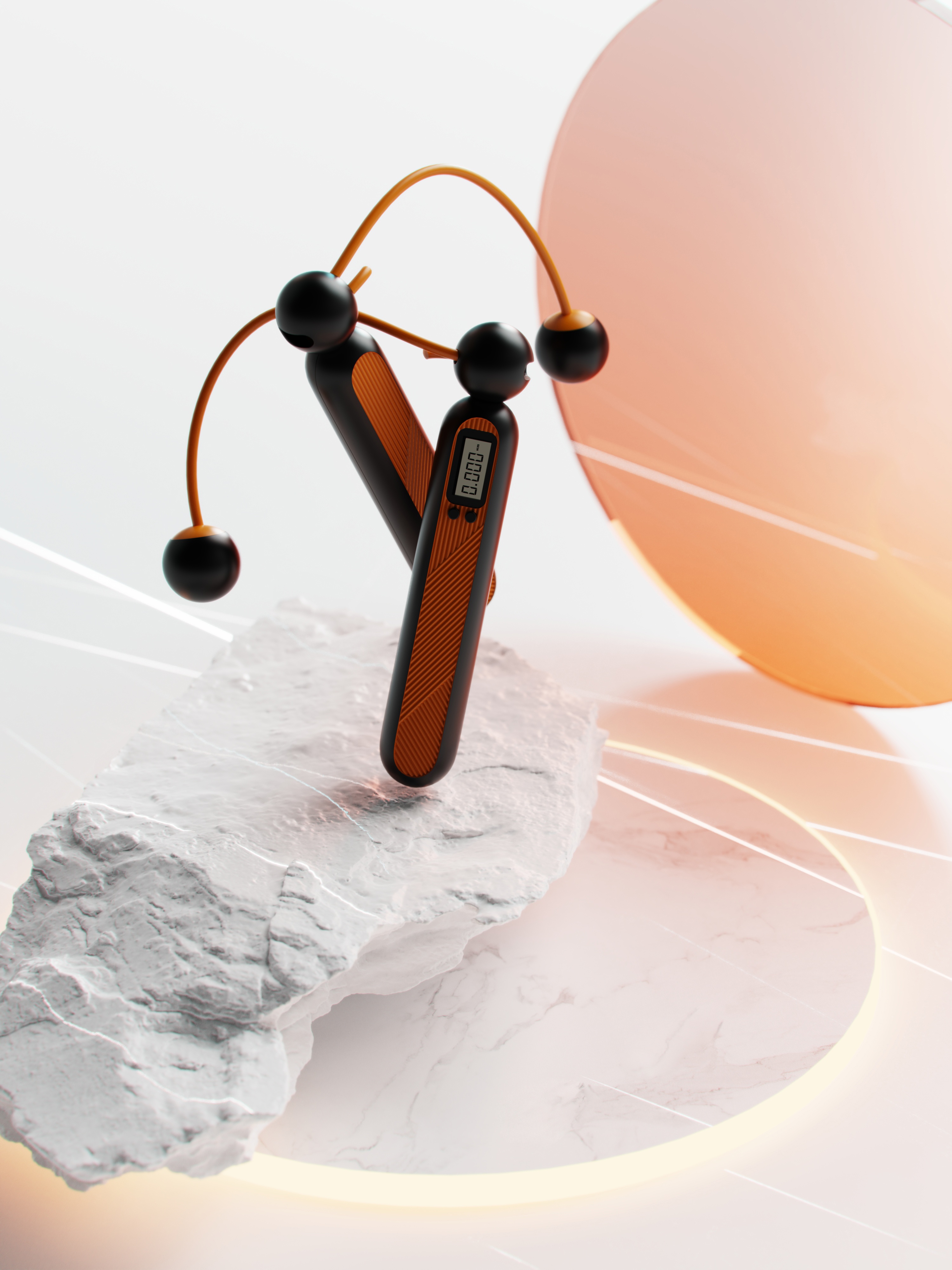 Rope skipping, fitness, outdoor, sports，