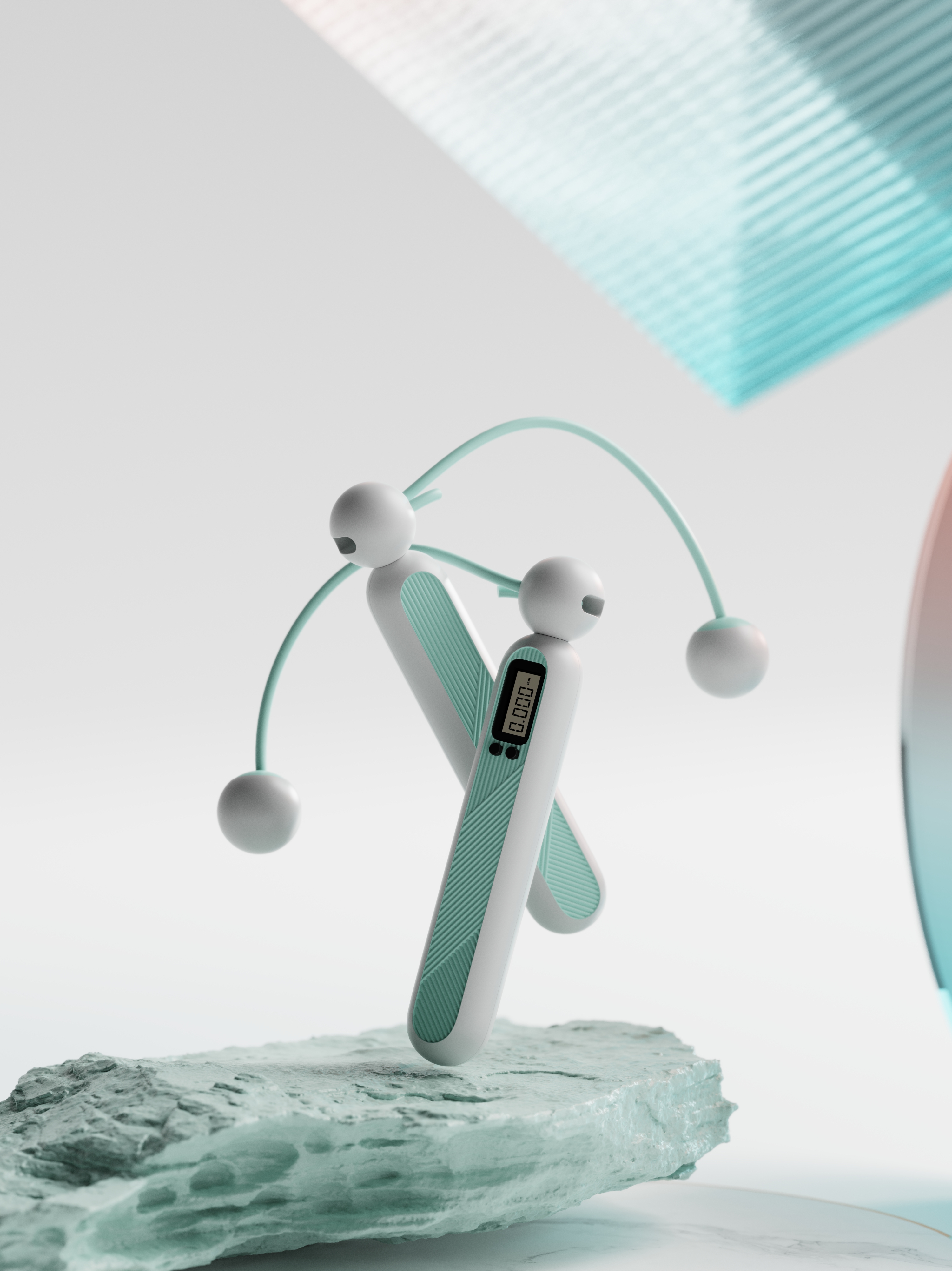 Rope skipping, fitness, outdoor, sports，