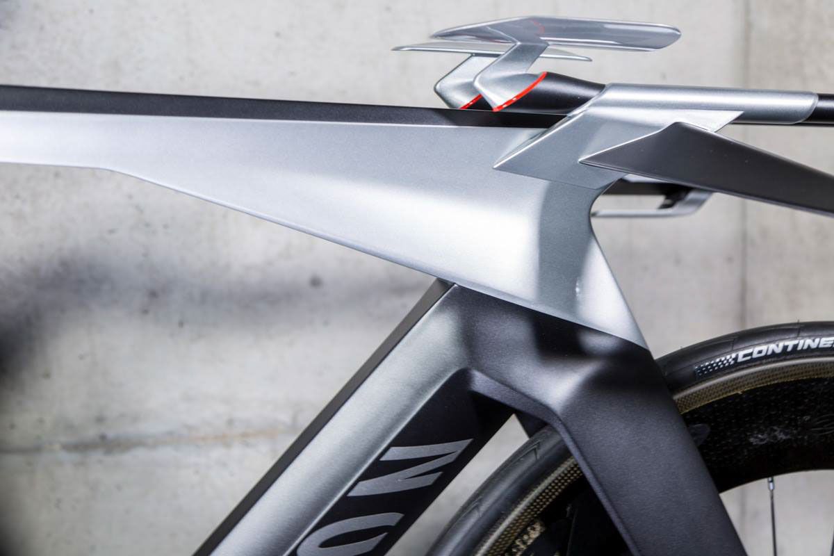 Bicycle，black，silver，3D rendering，Canyon，