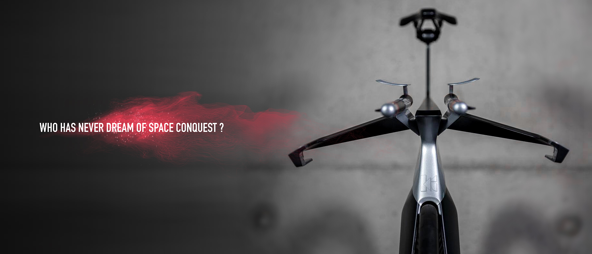 Bicycle，black，silver，3D rendering，Canyon，