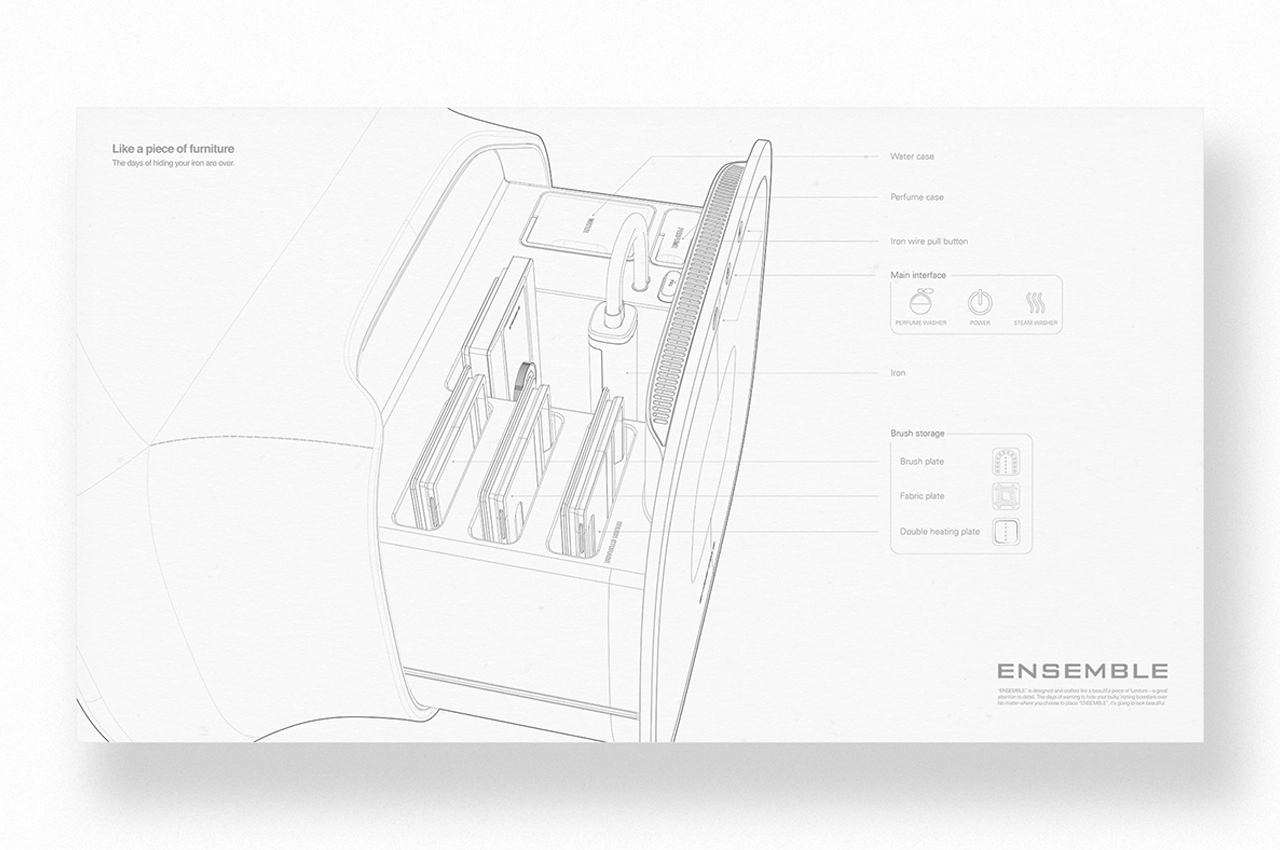Ironing board，mirror，multi-function，