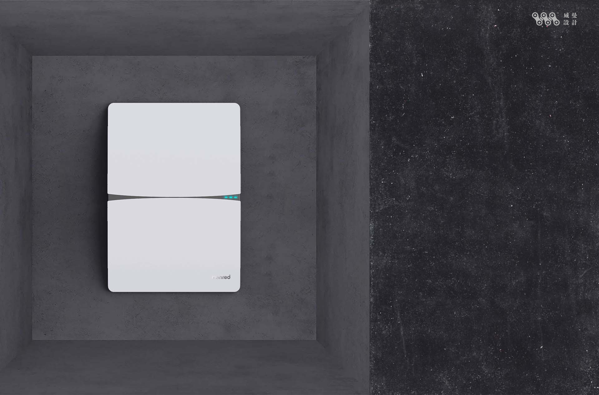 Fresh air fan design，Ceiling type，Appearance design，