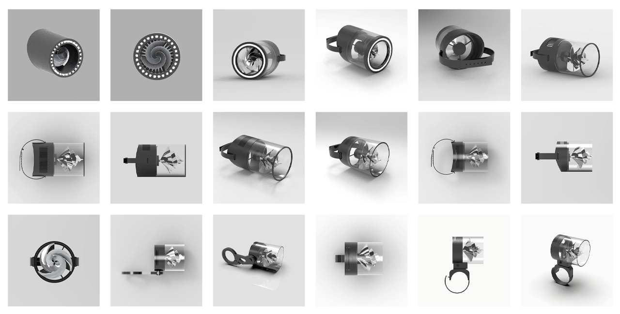 Bicycle，clean energy，Wind driven，