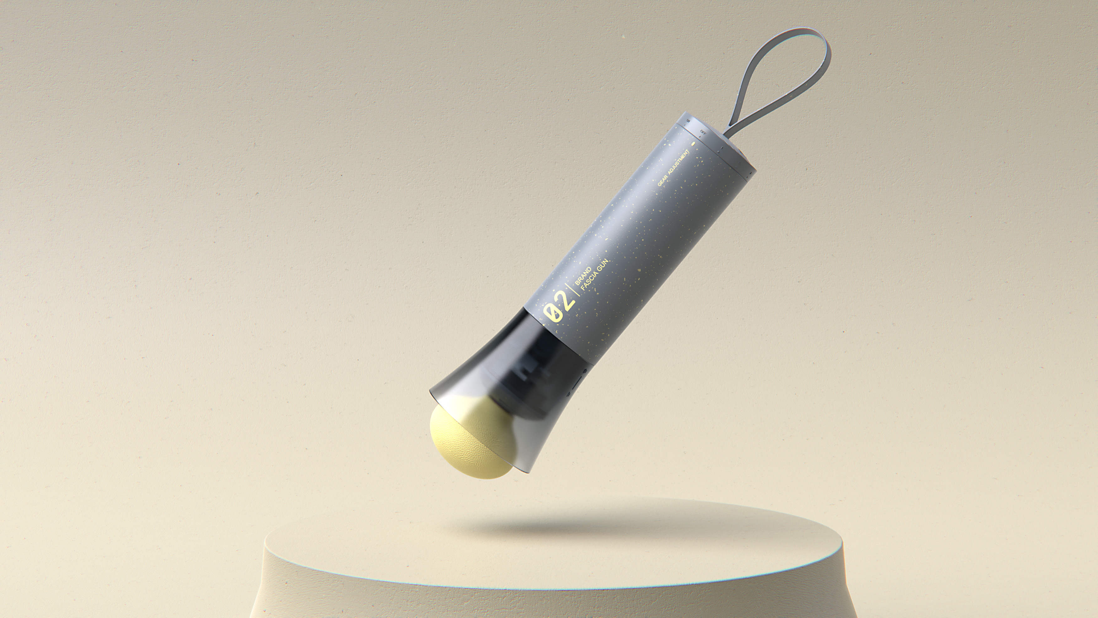 Husky design，Fascia gun，