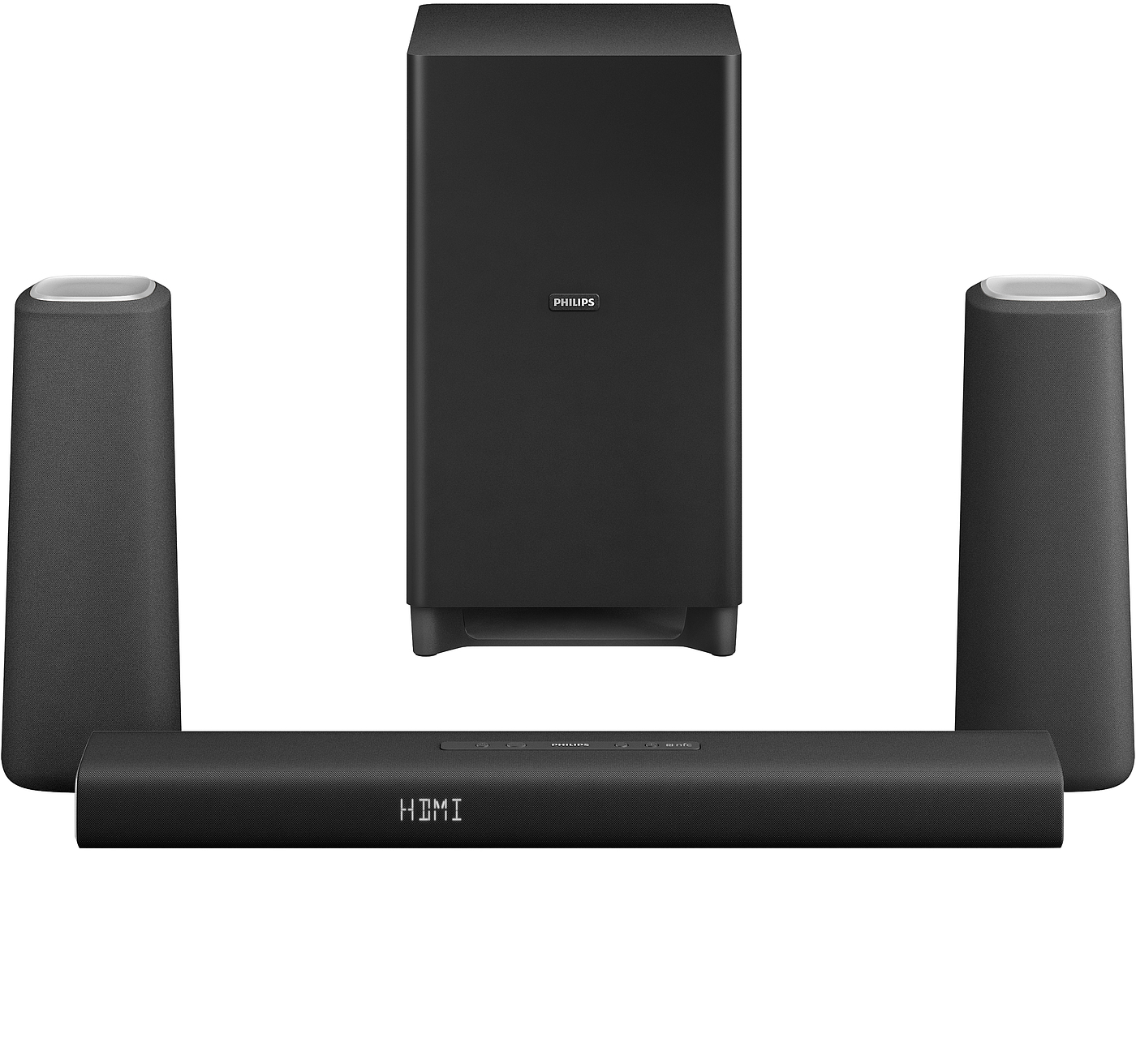 Philips，Home theater，sound，black，grey，