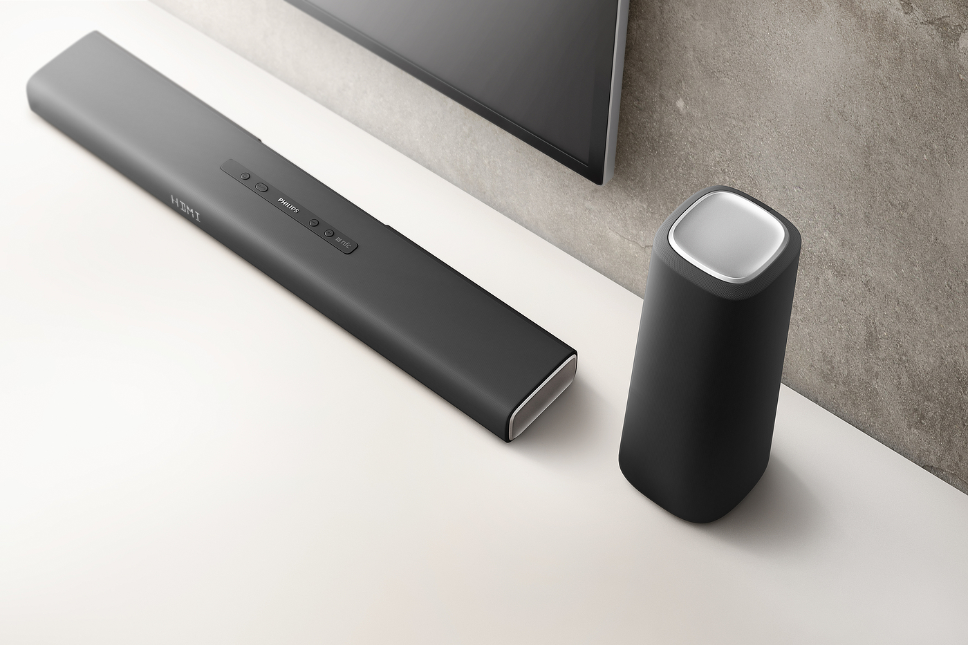 Philips，Home theater，sound，black，grey，