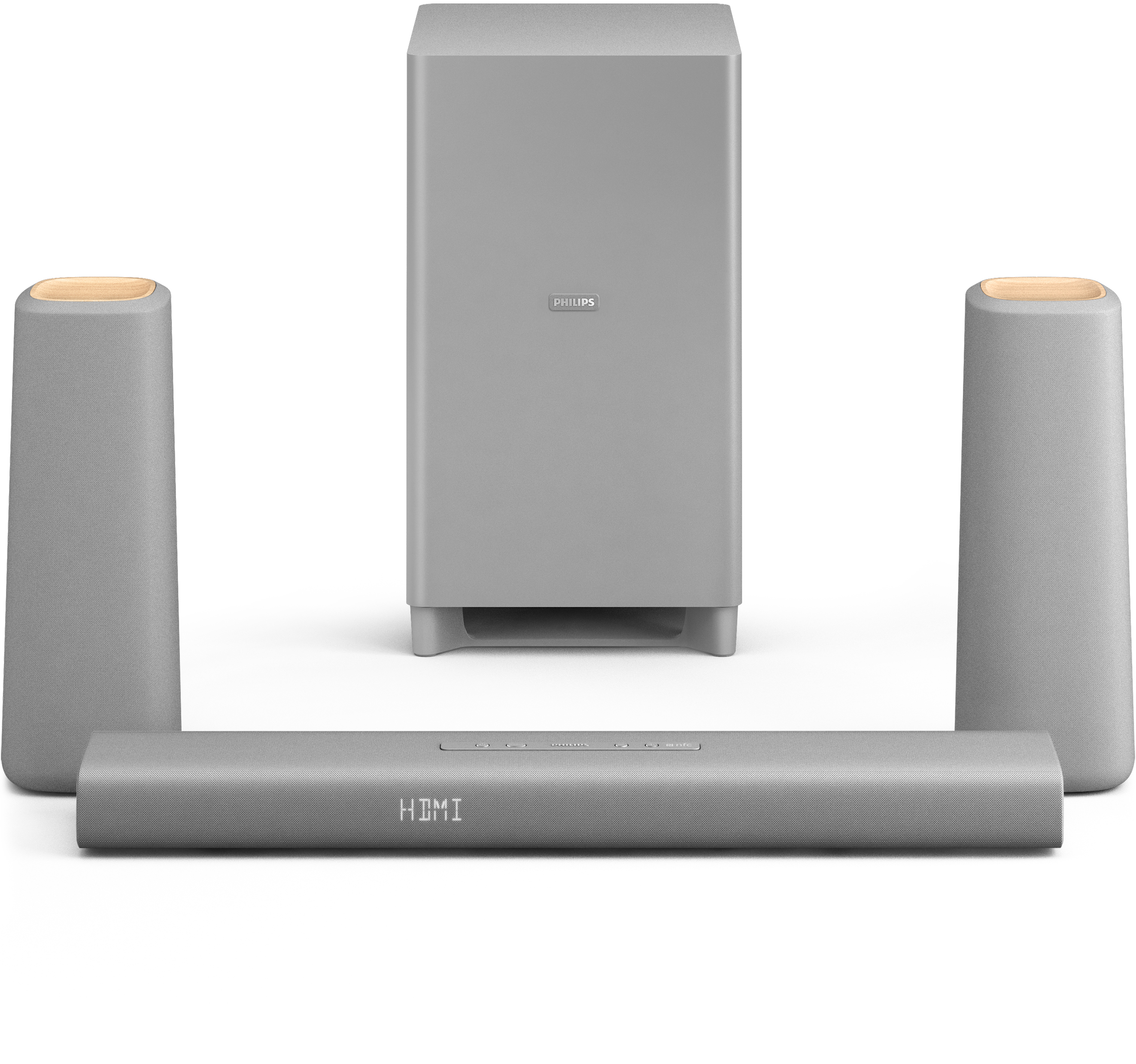 Philips，Home theater，sound，black，grey，