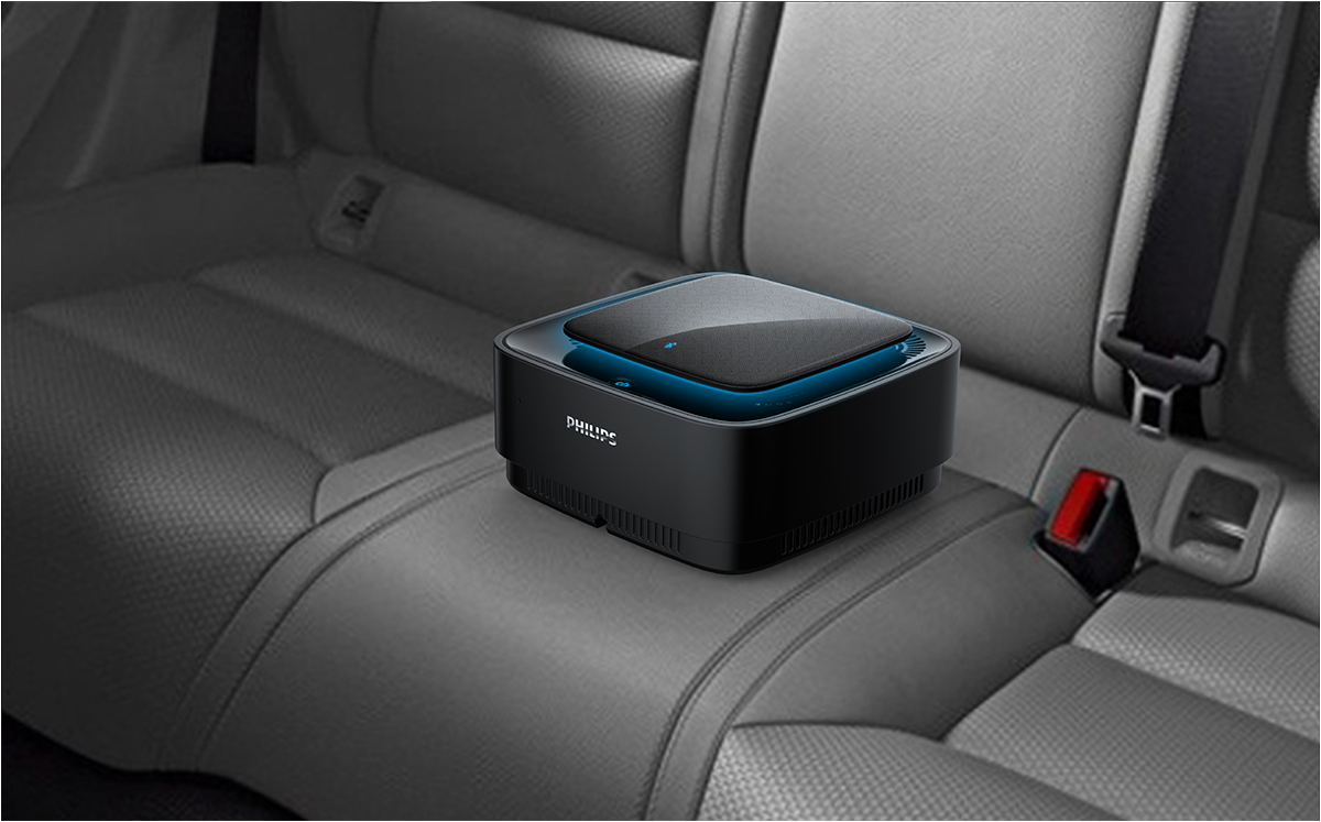 Philips，Car Purifier ，product design，Appearance design，