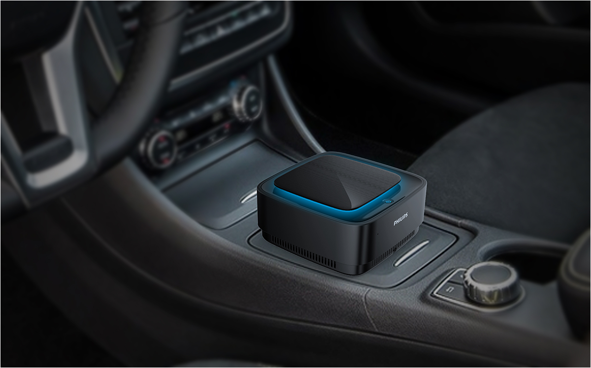 Philips，Car Purifier ，product design，Appearance design，