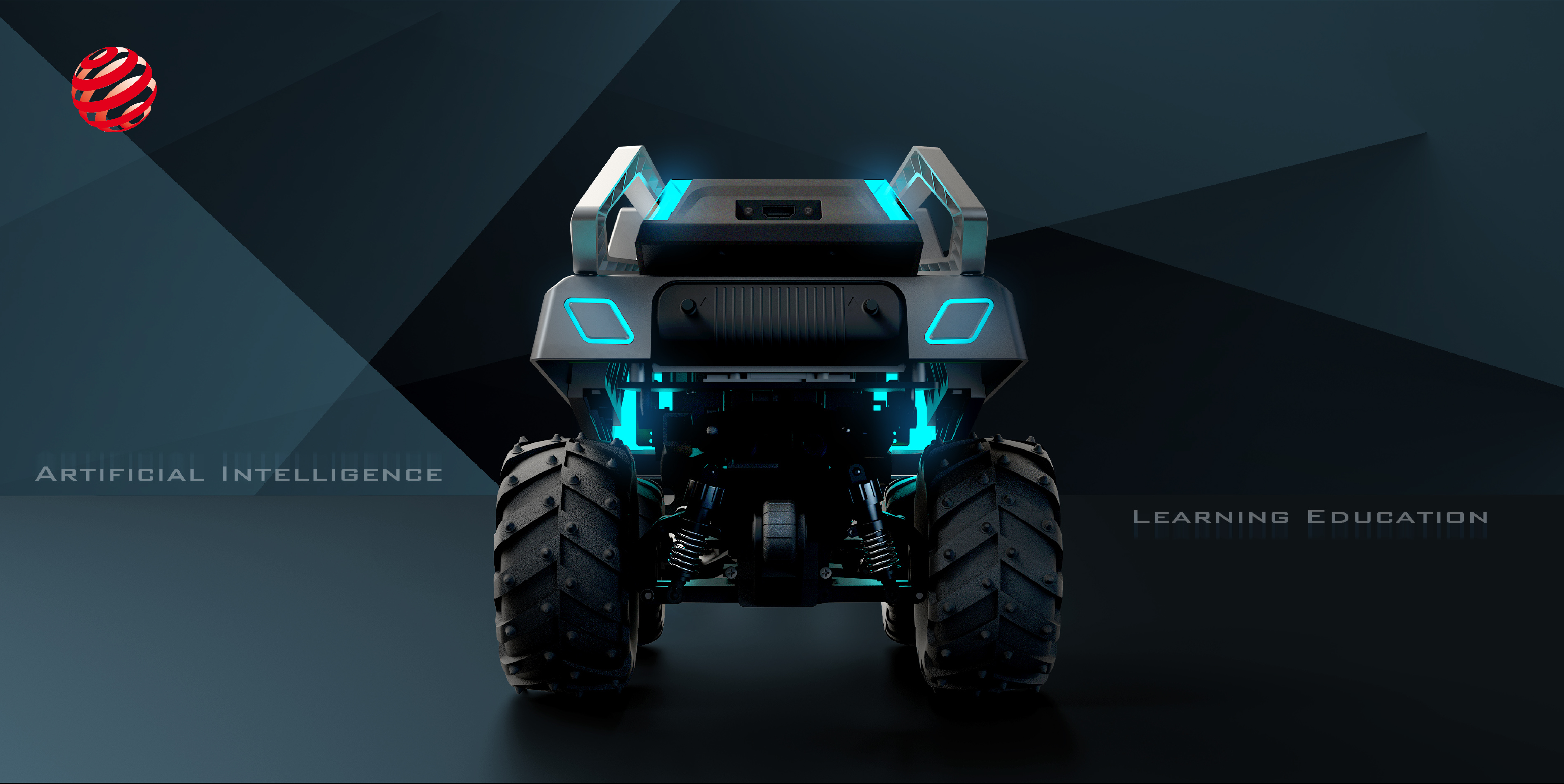 industrial design，Artificial intelligence teaching aids，Intelligent data acquisition remote control vehicle，