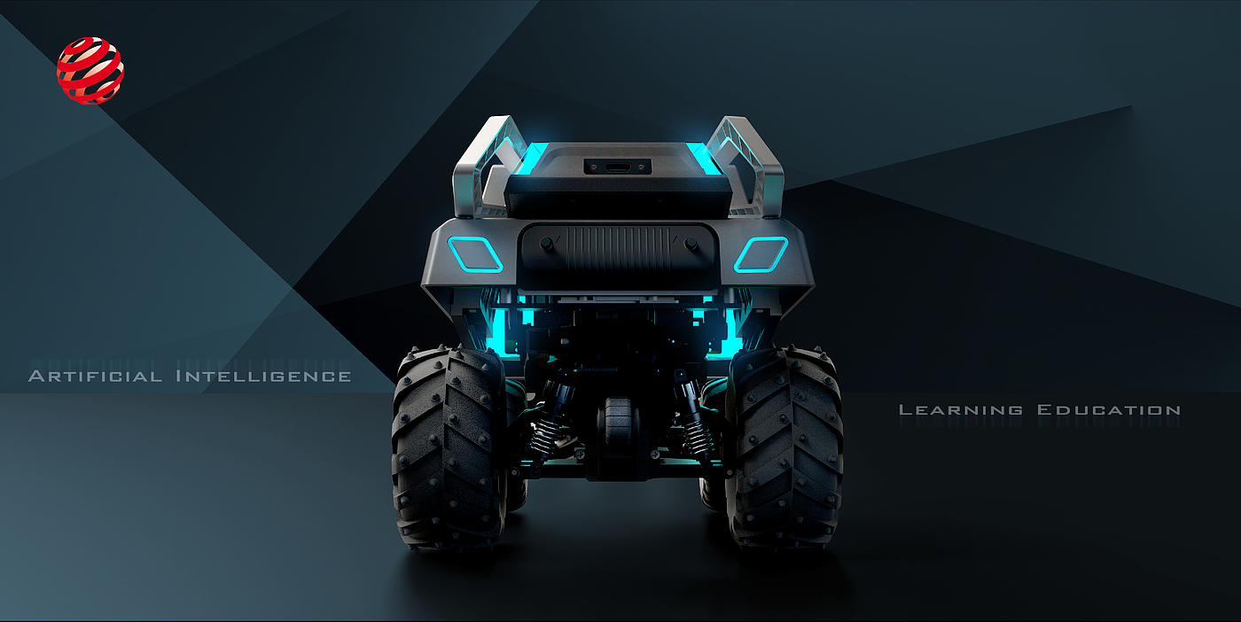 industrial design，Artificial intelligence teaching aids，Intelligent data acquisition remote control vehicle，