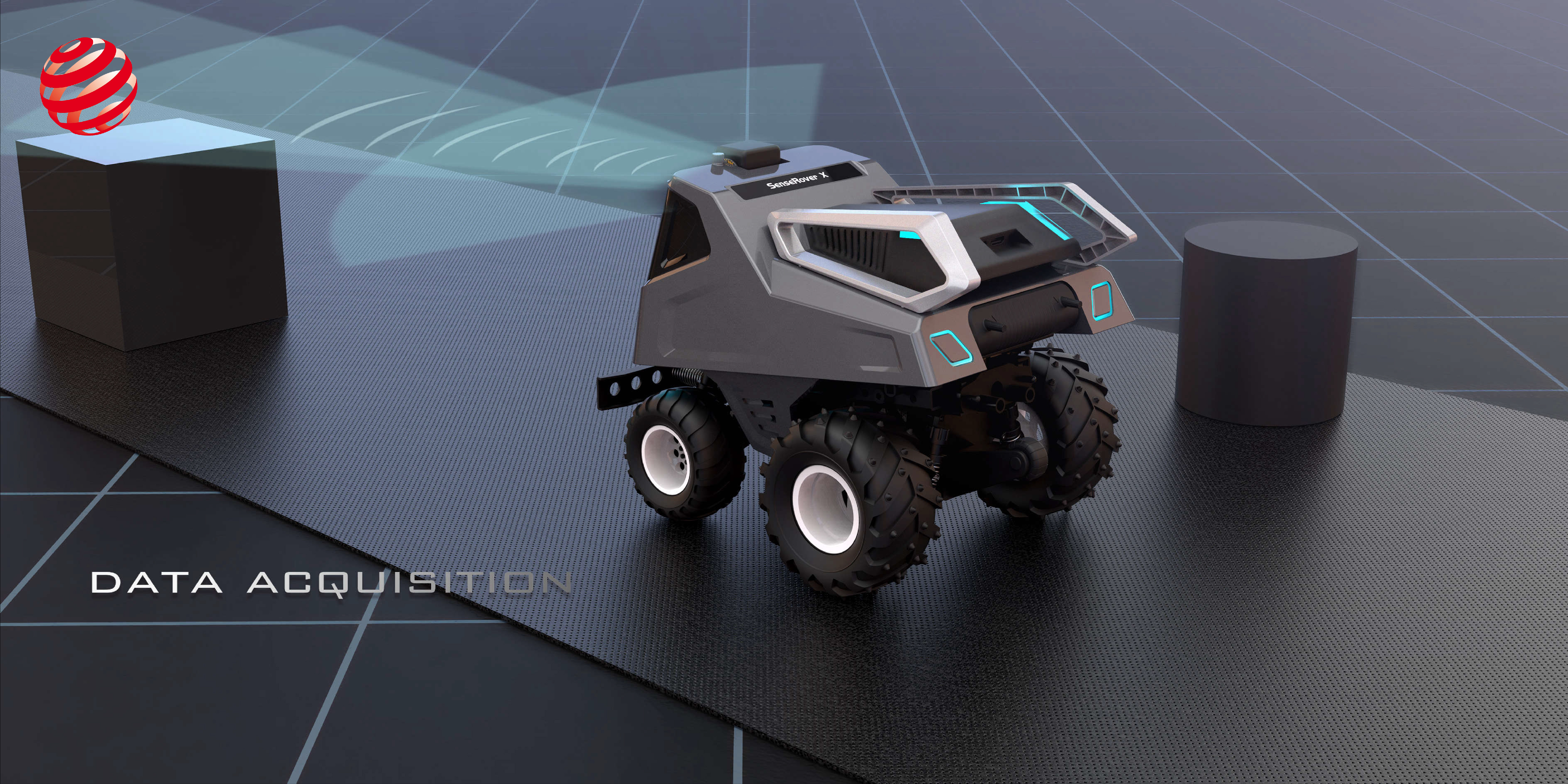 industrial design，Artificial intelligence teaching aids，Intelligent data acquisition remote control vehicle，