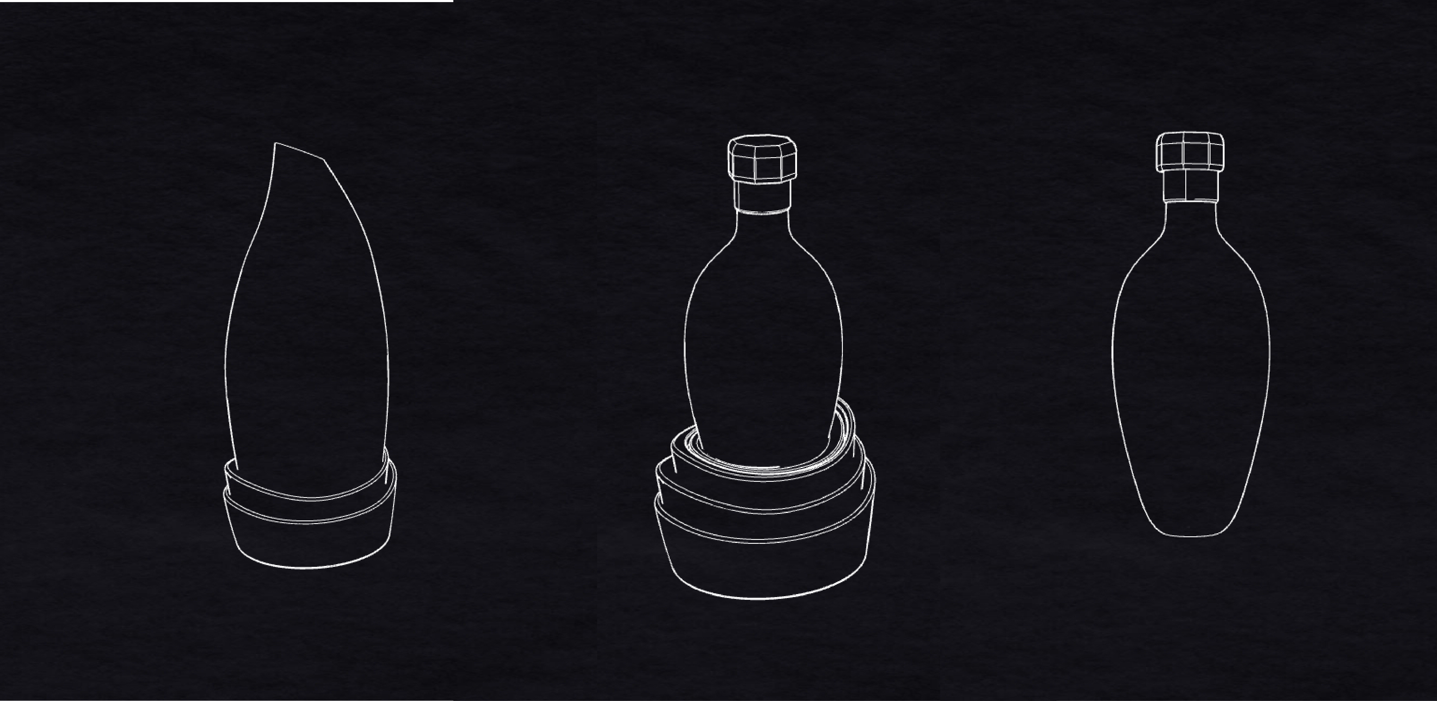 packing design，Baijiu，The wine bottle，Bionics Design ，