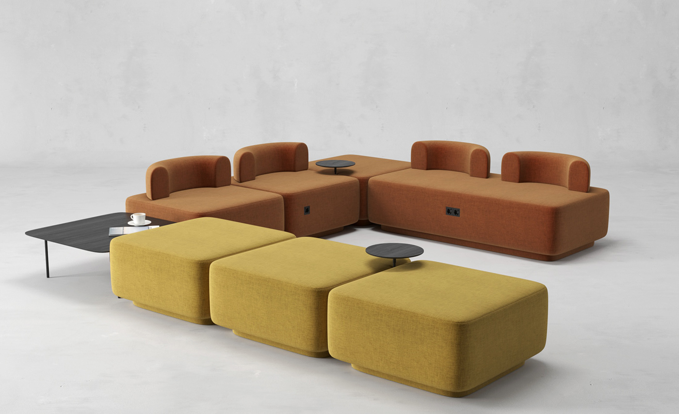 to work in an office，sofa，Geometry，