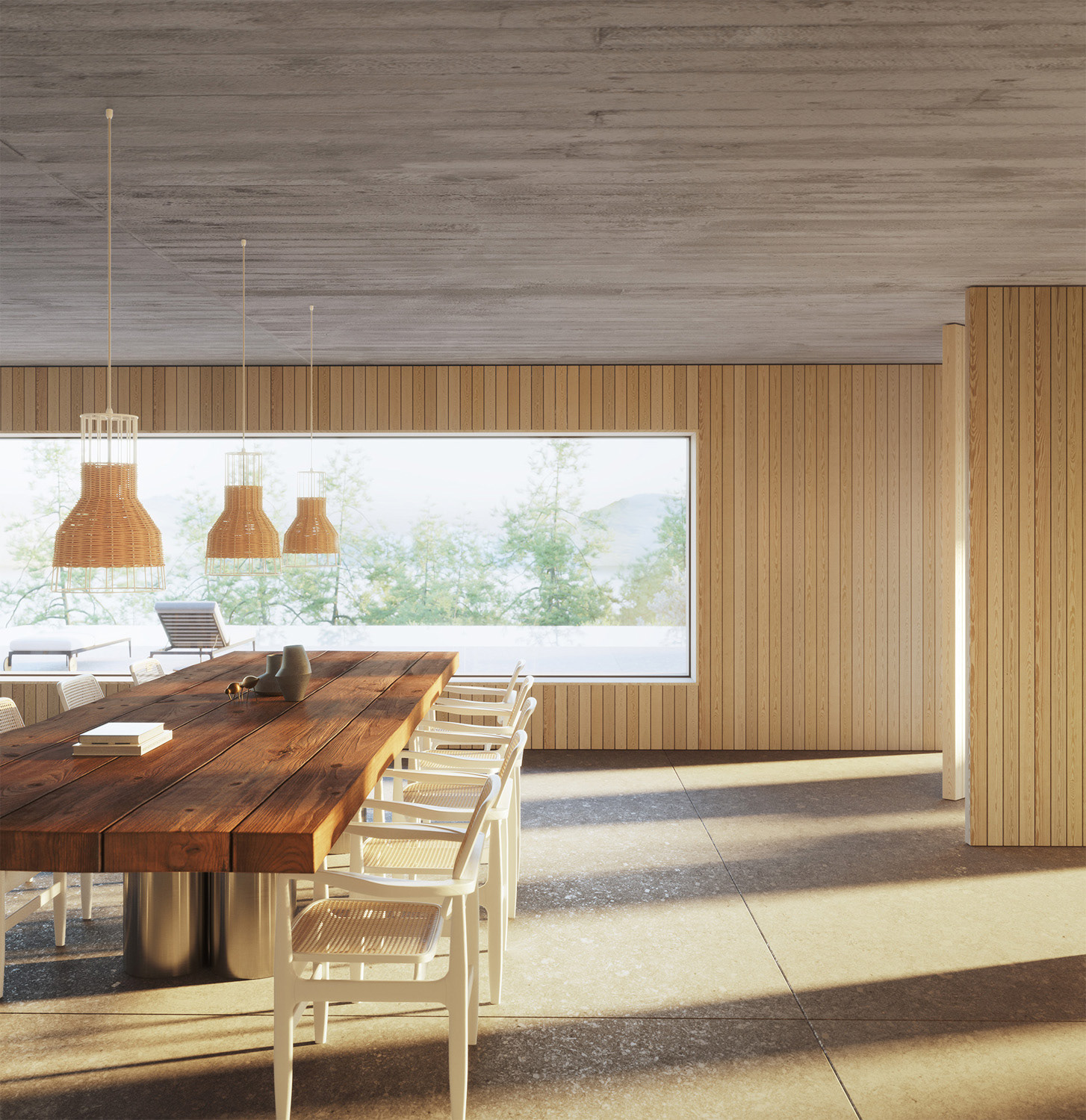 Private villa，df，interior space ，Brazilian architectural design office，