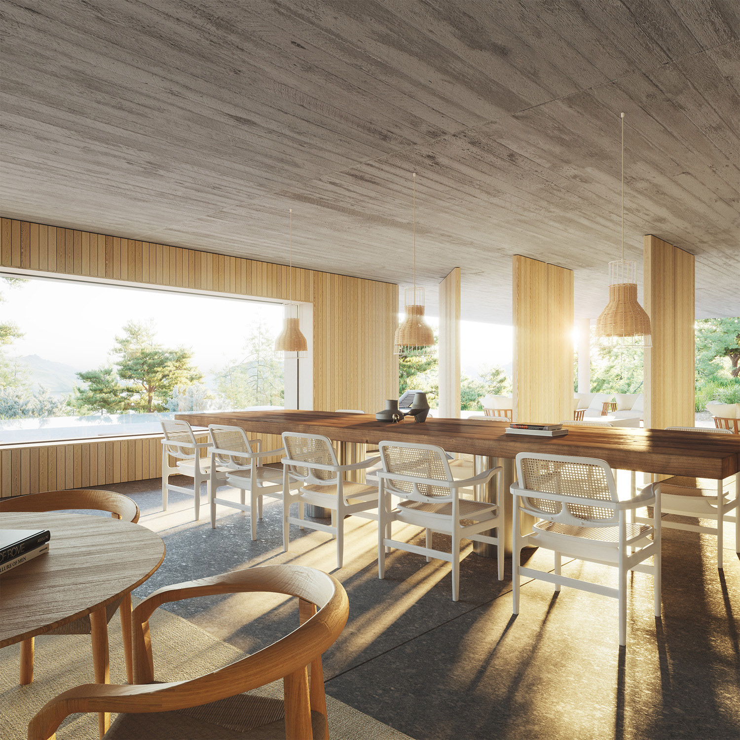 Private villa，df，interior space ，Brazilian architectural design office，