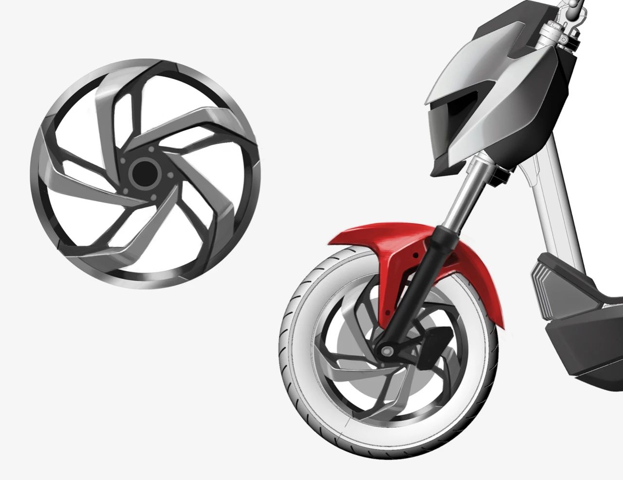 Zhiku geek Yadi X3 electric vehicle design，