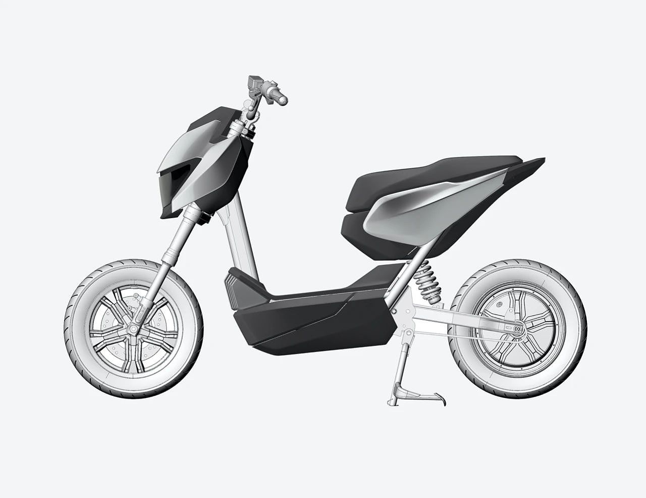 Zhiku geek Yadi X3 electric vehicle design，