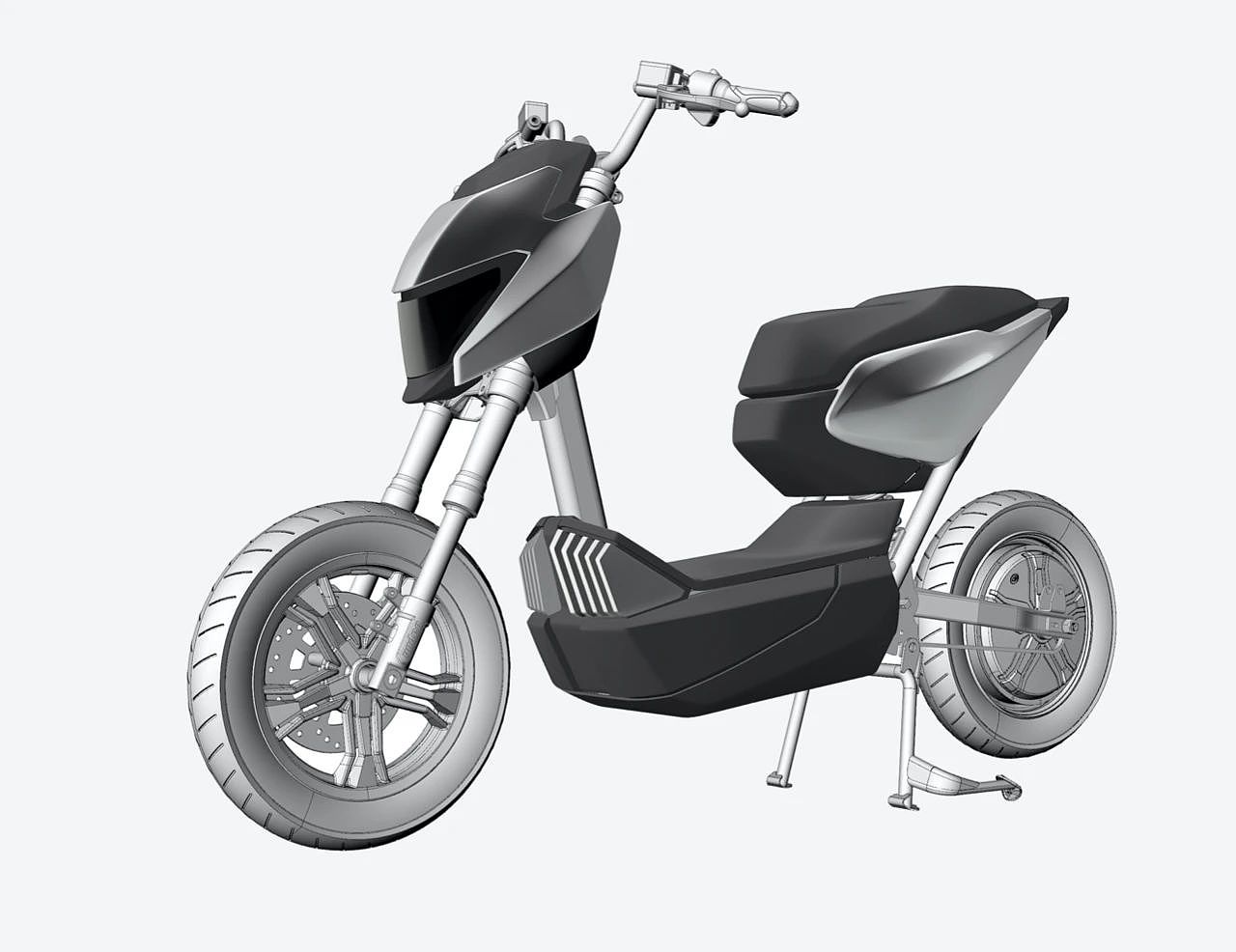 Zhiku geek Yadi X3 electric vehicle design，