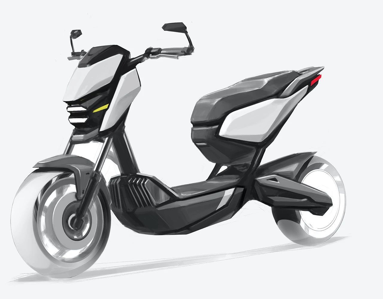 Zhiku geek Yadi X3 electric vehicle design，