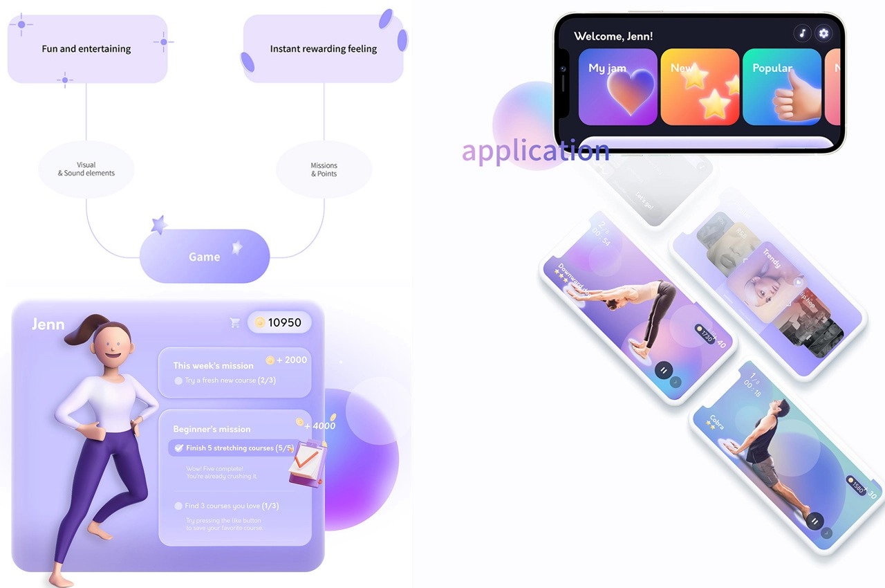 human-computer interaction，fold，Yoga Mat，